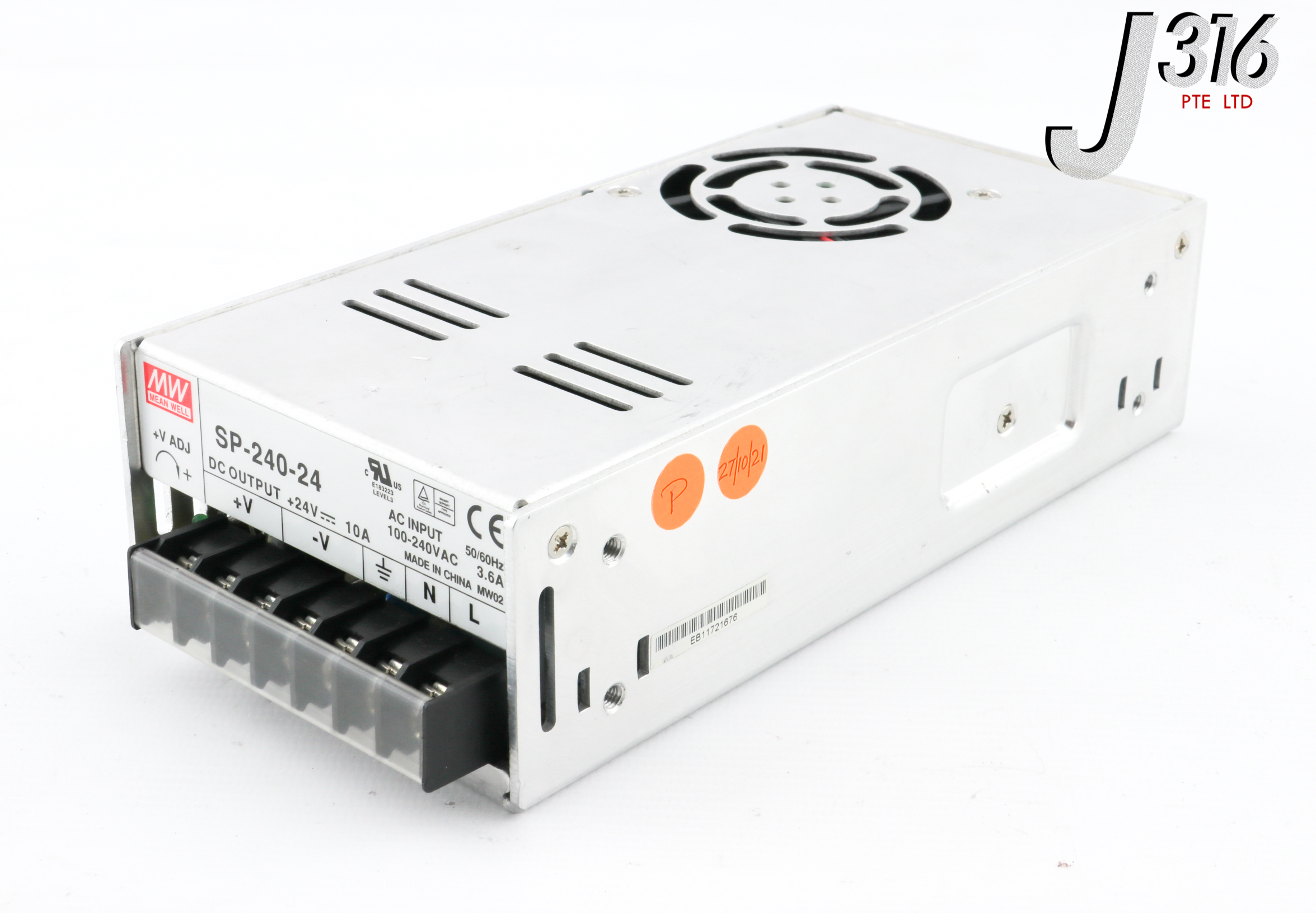 27019 MEAN WELL POWER SUPPLY, OUTPUT 24VDC, 10A SP-240-24 | eBay